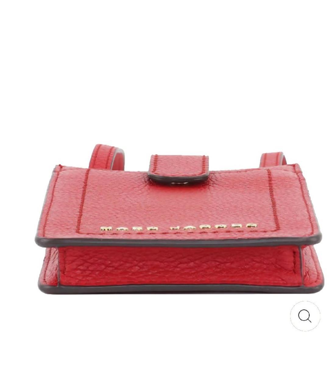 MARC JACOBS Красная кожаная сумка через плечо, фото 4