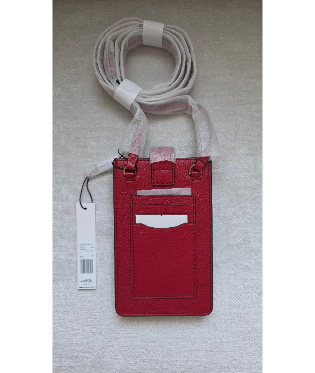 MARC JACOBS Красная кожаная сумка через плечо, фото 8