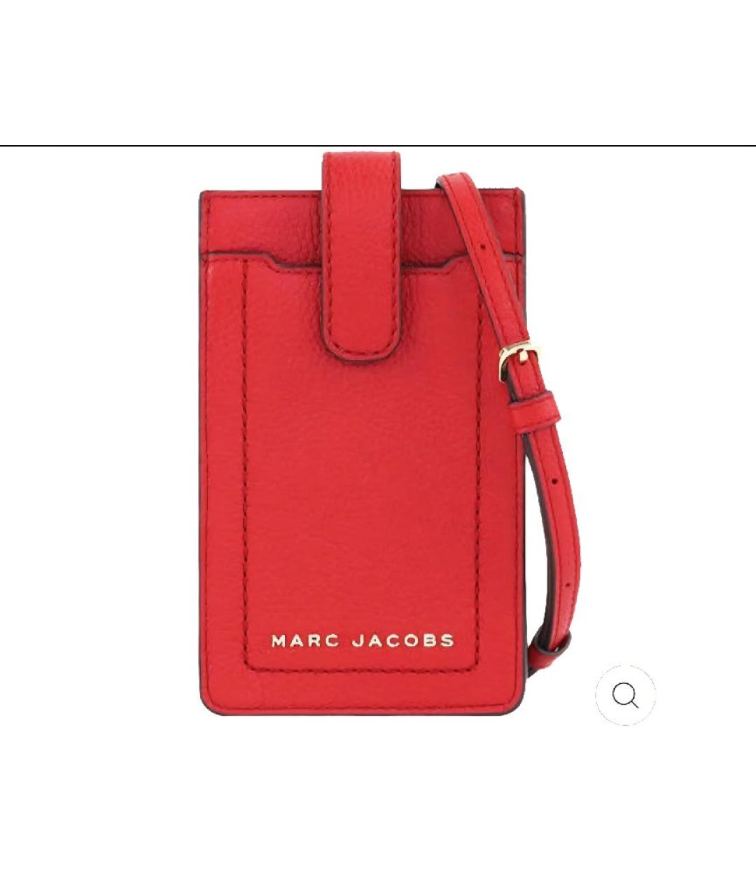 MARC JACOBS Красная кожаная сумка через плечо, фото 10