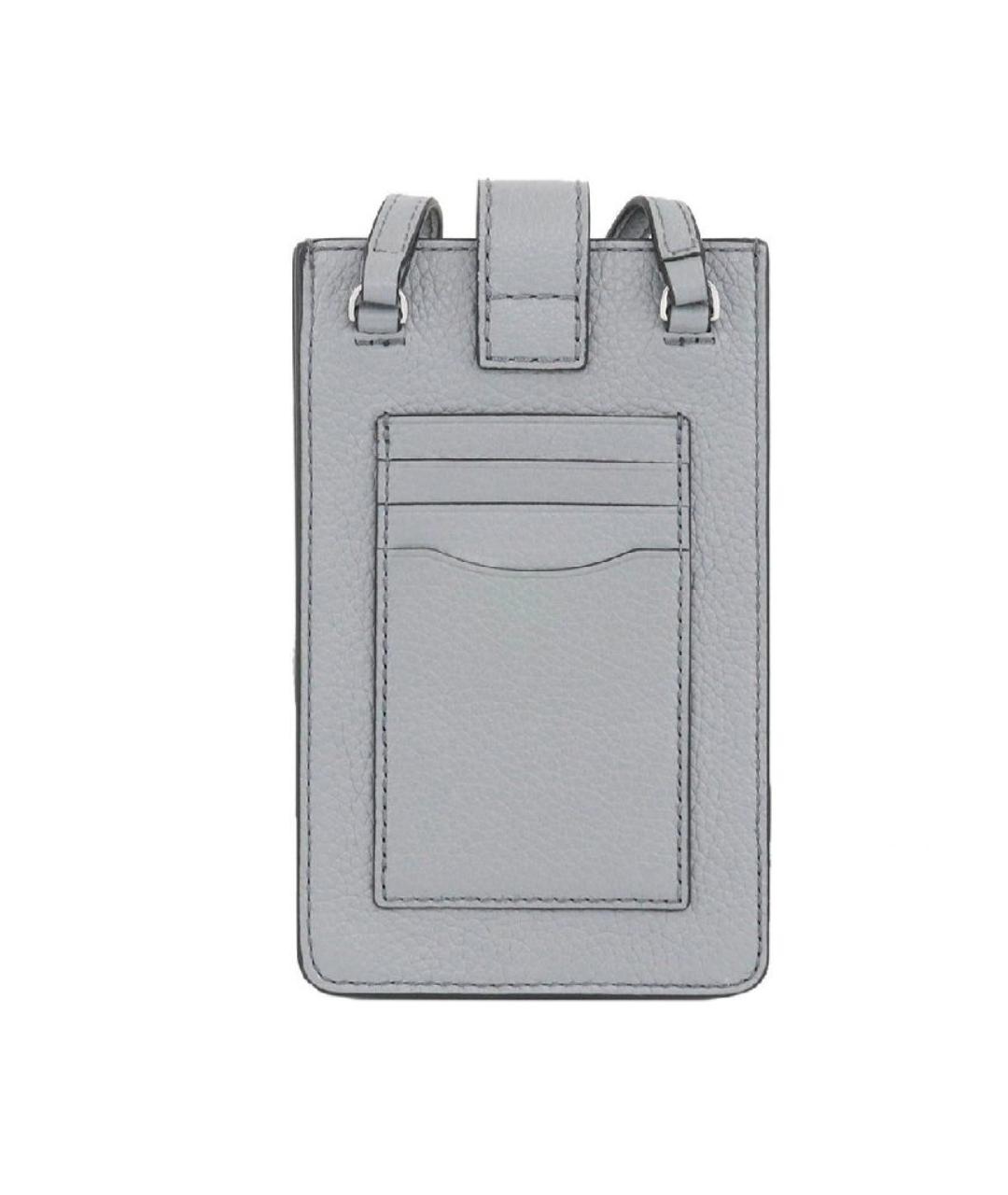 MARC JACOBS Серая кожаная сумка через плечо, фото 3