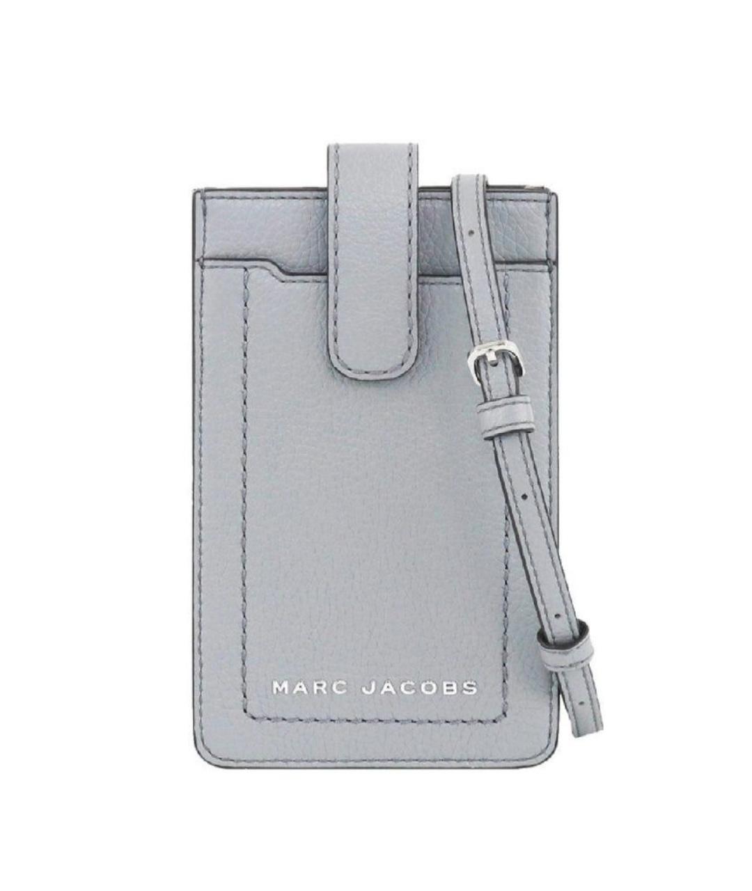 MARC JACOBS Серая кожаная сумка через плечо, фото 1