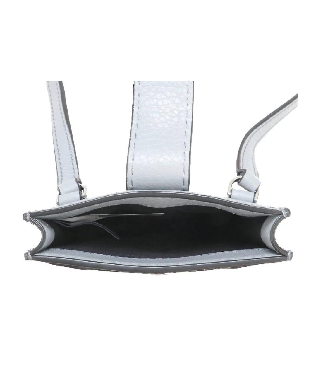 MARC JACOBS Серая кожаная сумка через плечо, фото 4