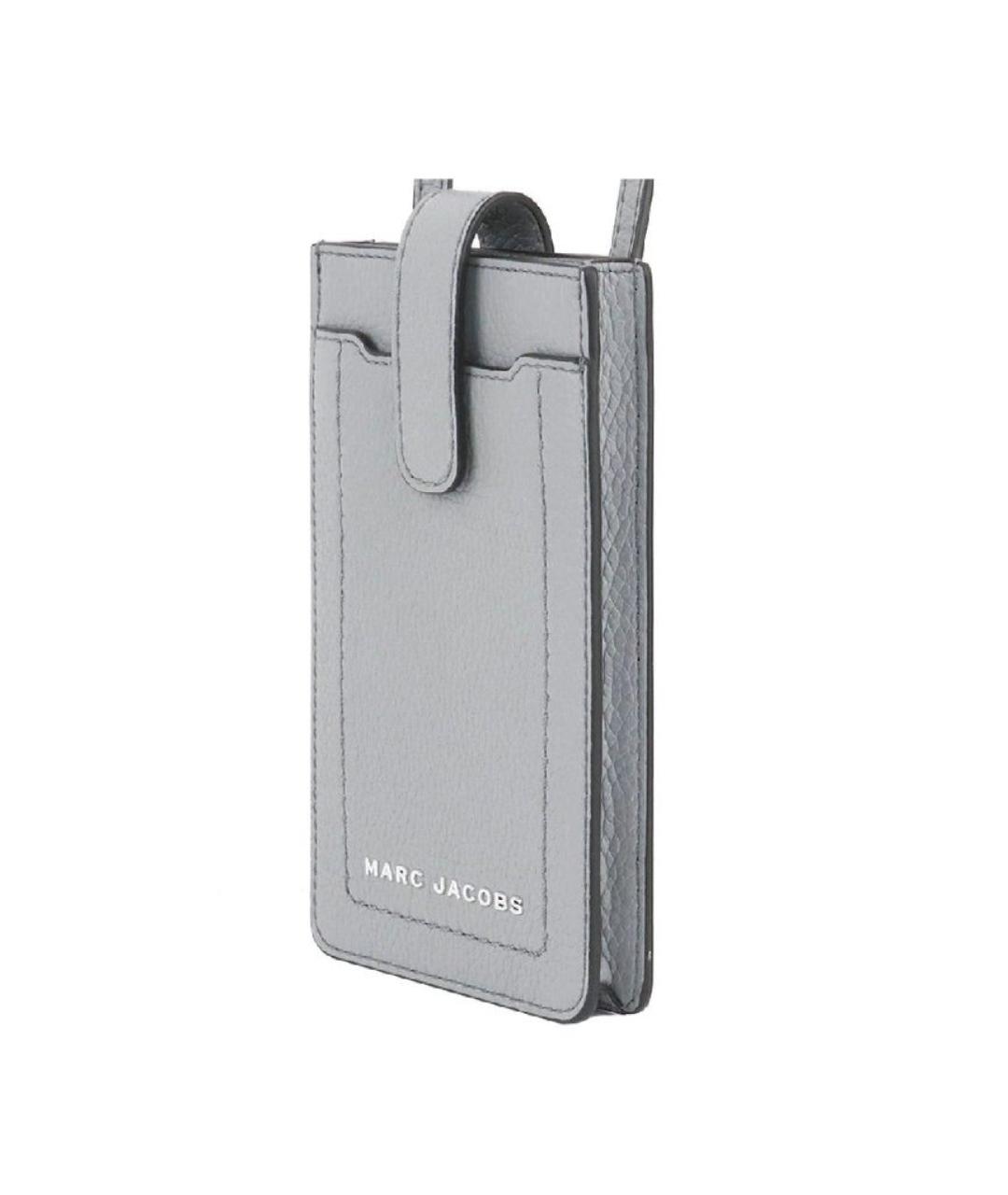 MARC JACOBS Серая кожаная сумка через плечо, фото 2