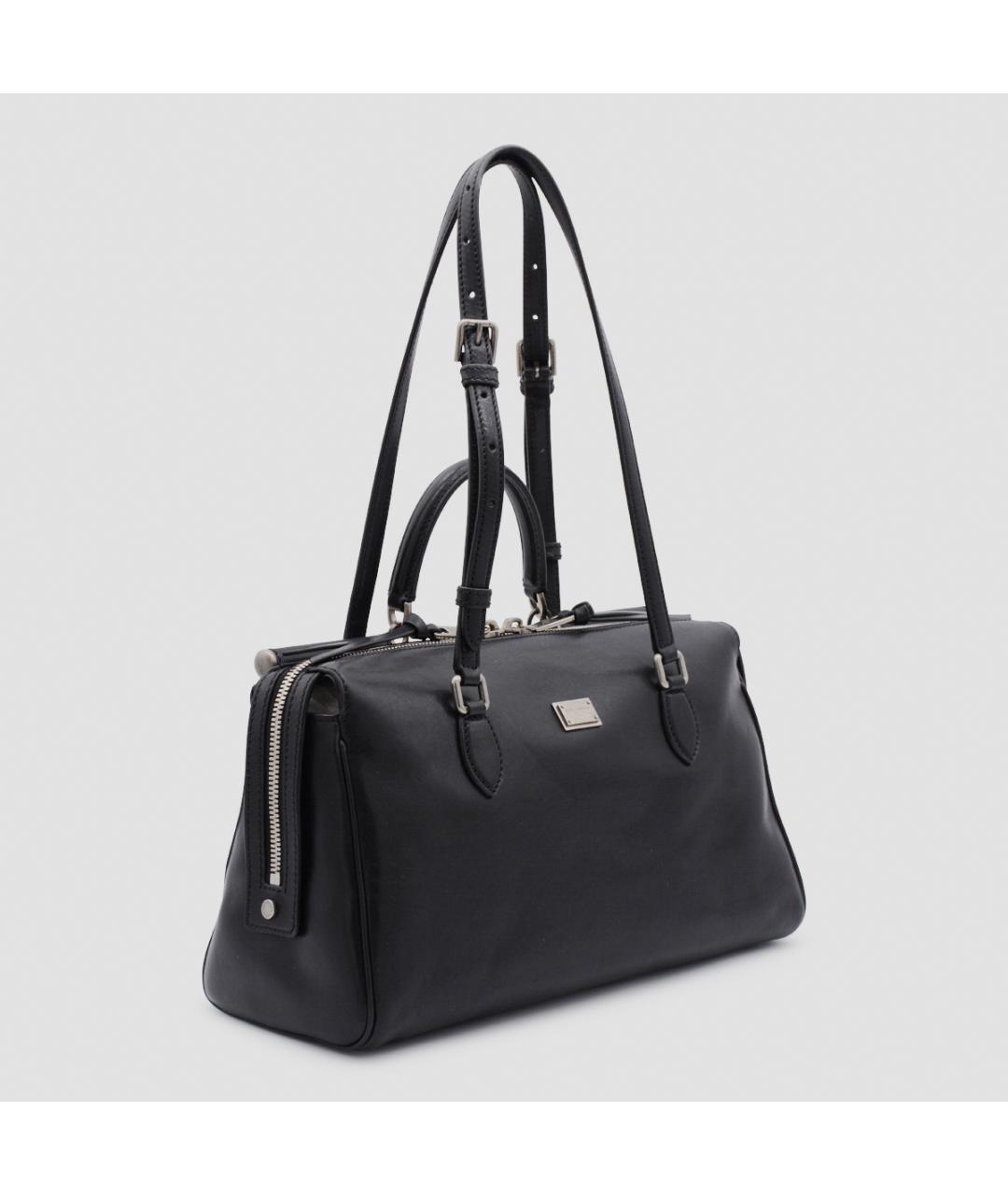 DOLCE&GABBANA Черная сумка тоут, фото 2