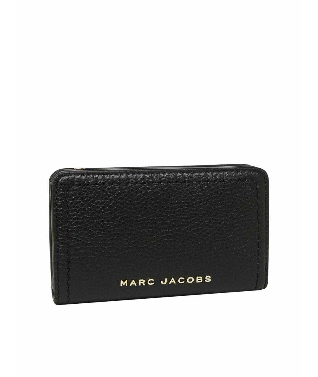 MARC JACOBS Черный кожаный кошелек, фото 1
