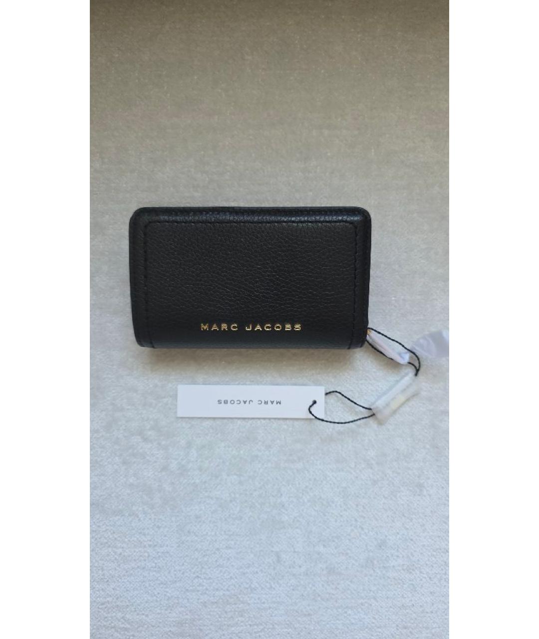 MARC JACOBS Черный кожаный кошелек, фото 6
