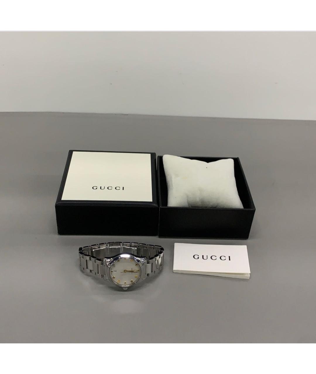 GUCCI Серебряные часы, фото 8