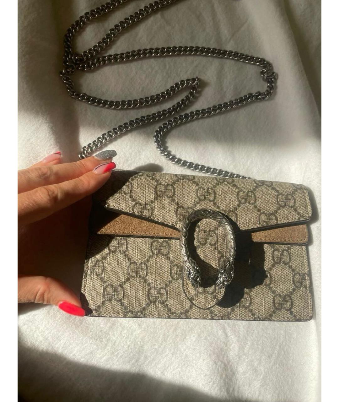 GUCCI Бежевая сумка через плечо, фото 2
