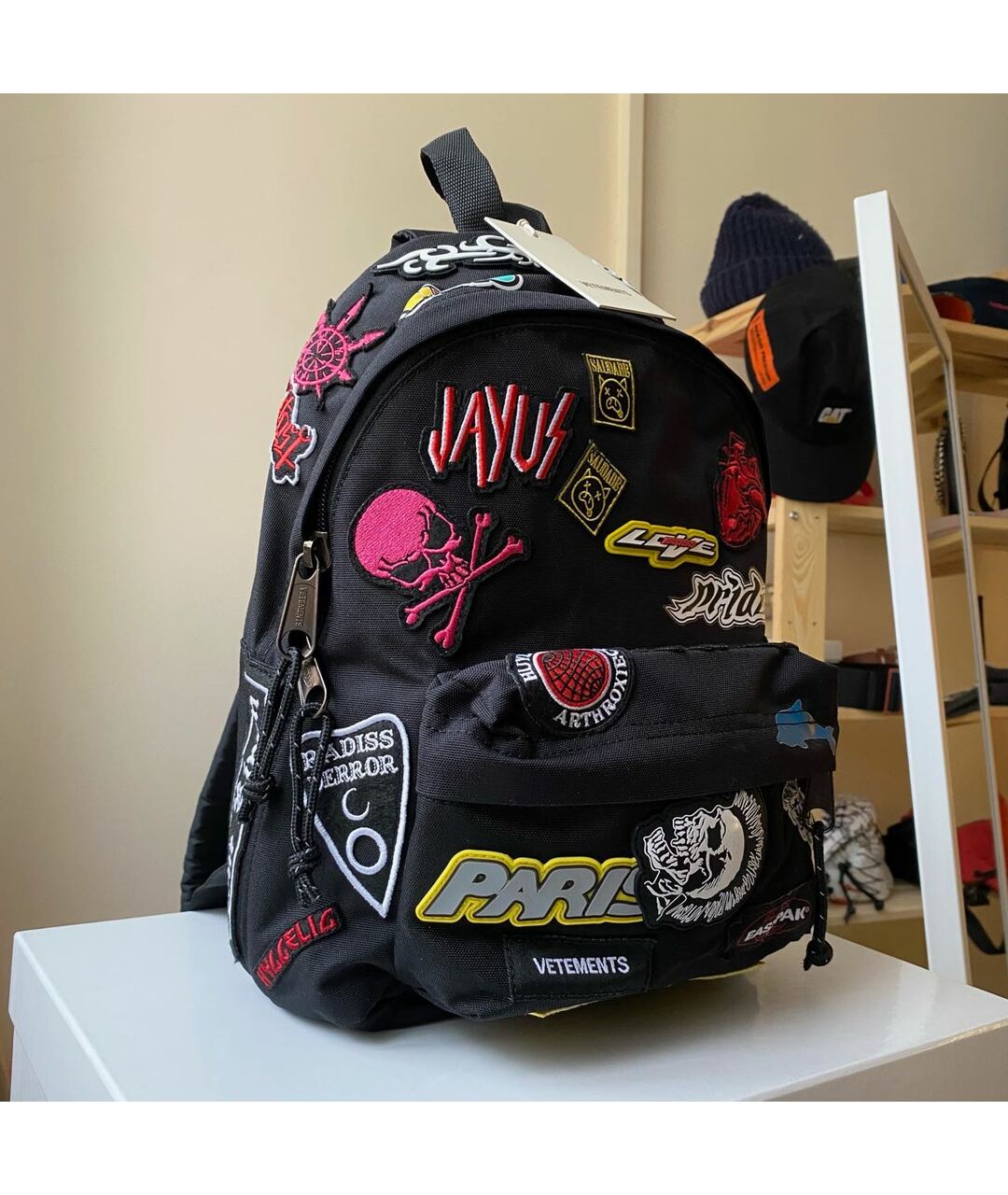 VETEMENTS Черный рюкзак, фото 2