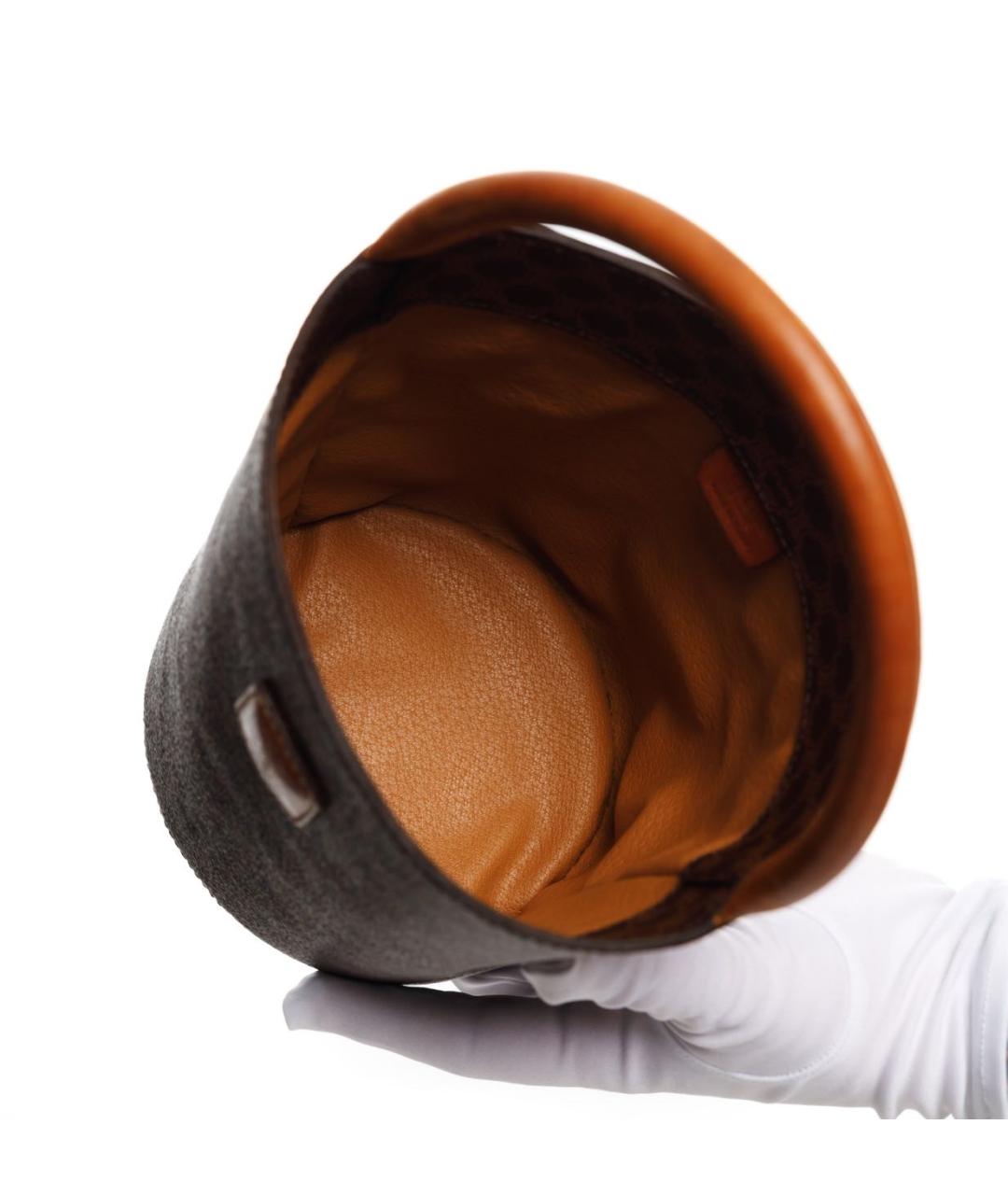 CELINE Коричневая сумка с короткими ручками, фото 7