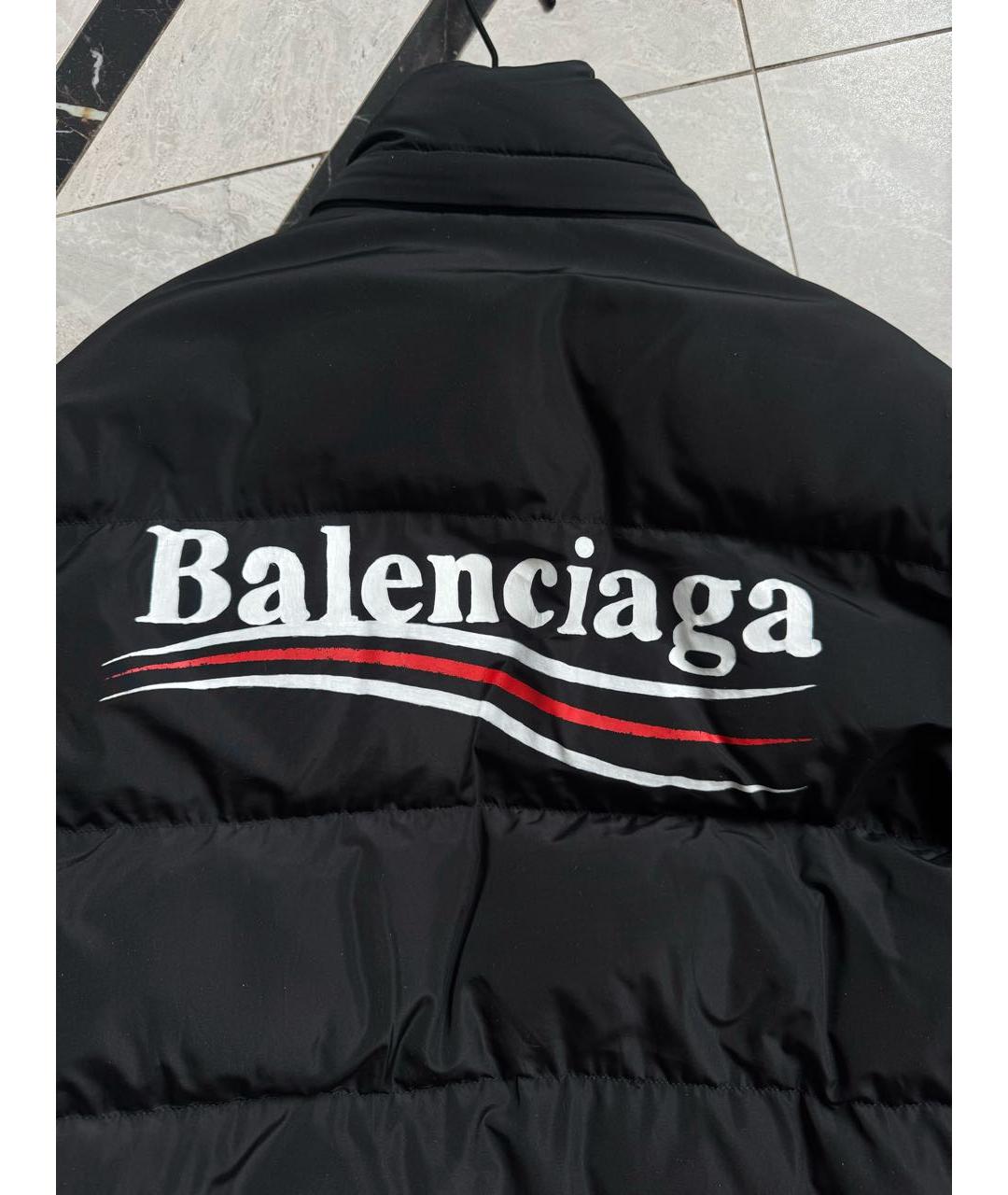 BALENCIAGA Черный пуховик, фото 3