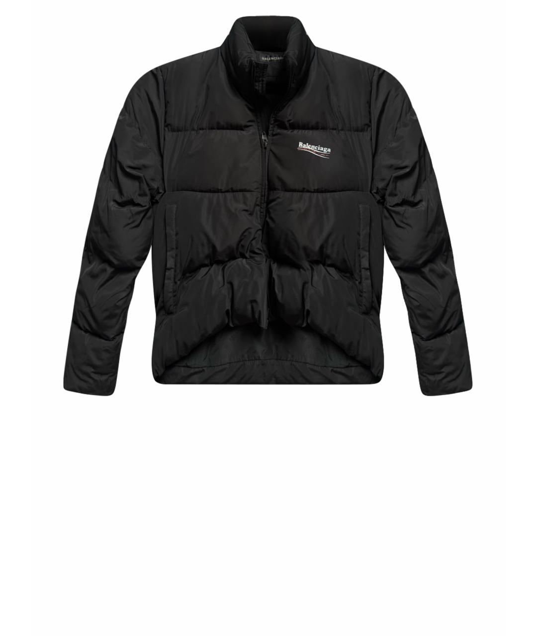 BALENCIAGA Черный пуховик, фото 1
