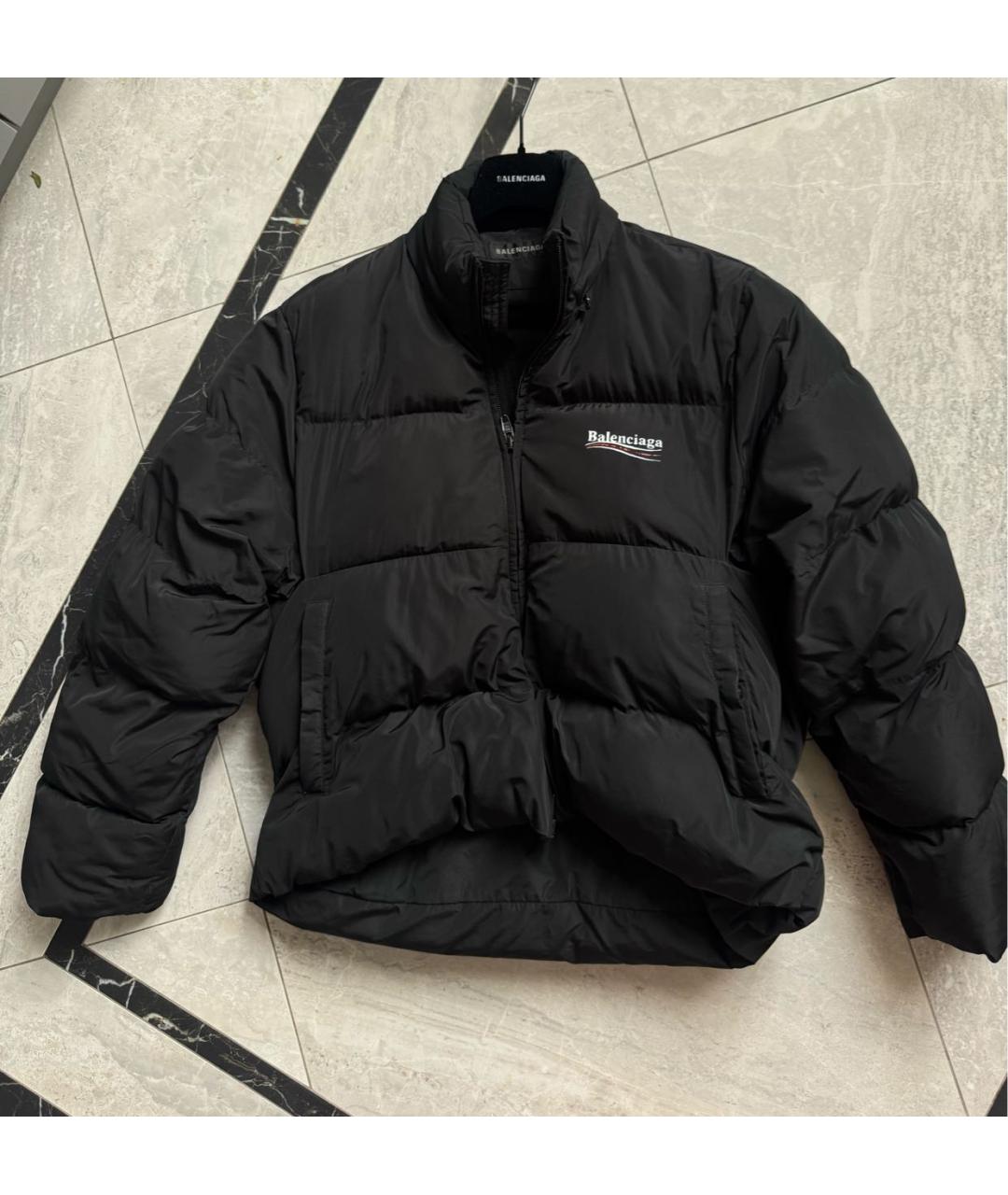 BALENCIAGA Черный пуховик, фото 5
