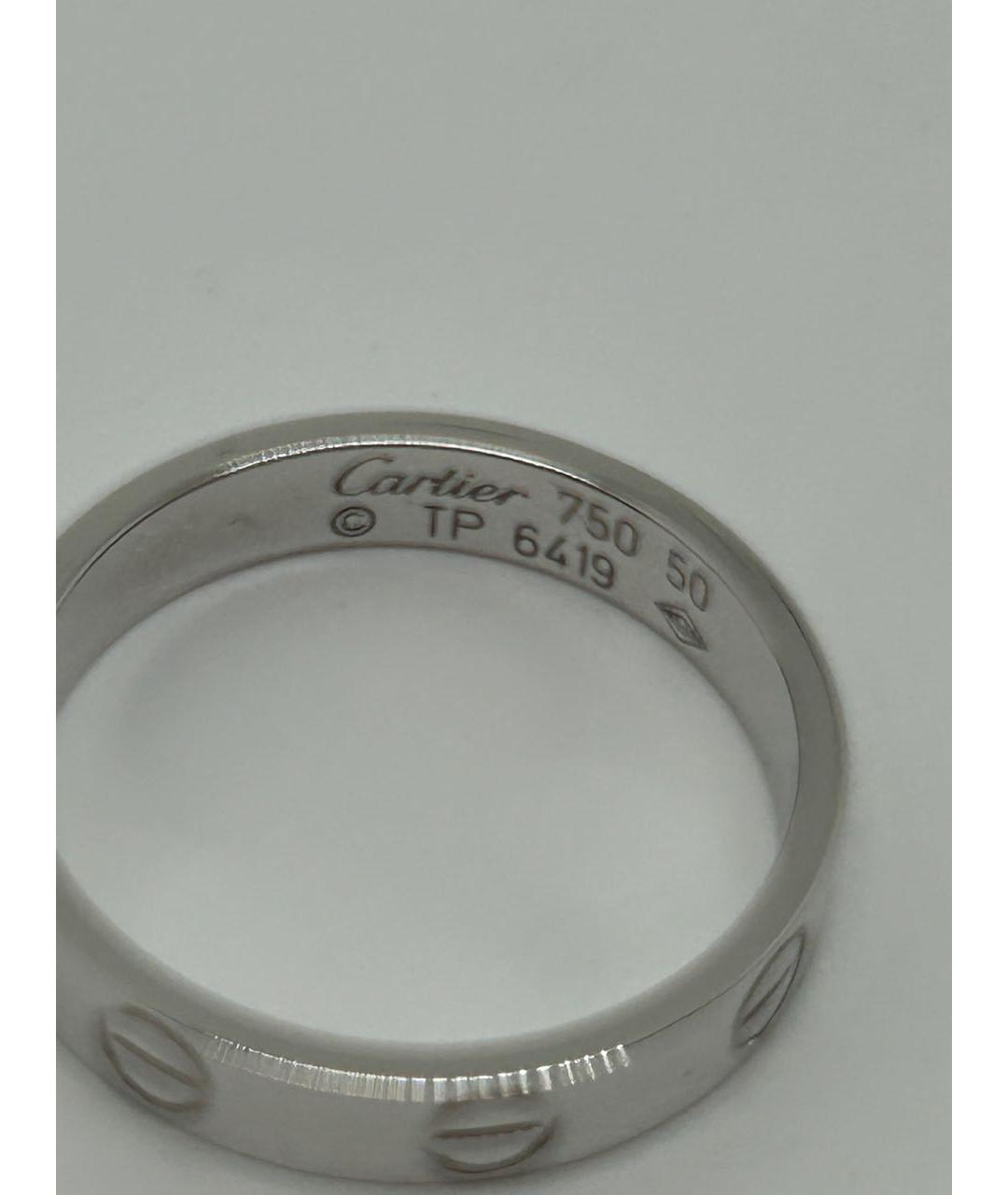CARTIER Серебряное кольцо из белого золота, фото 4