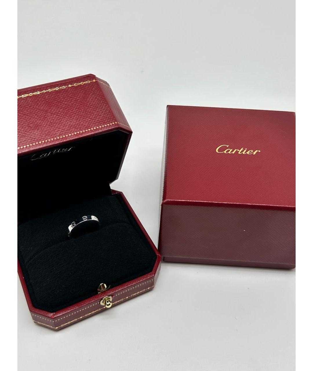 CARTIER Серебряное кольцо из белого золота, фото 5