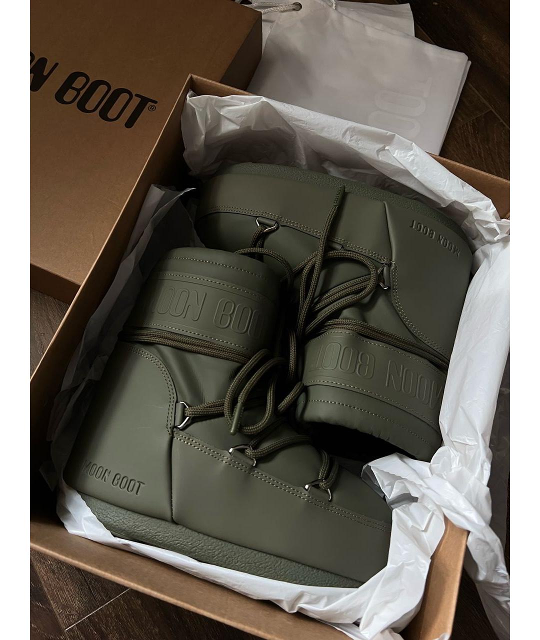 MOON BOOT Хаки ботинки, фото 5