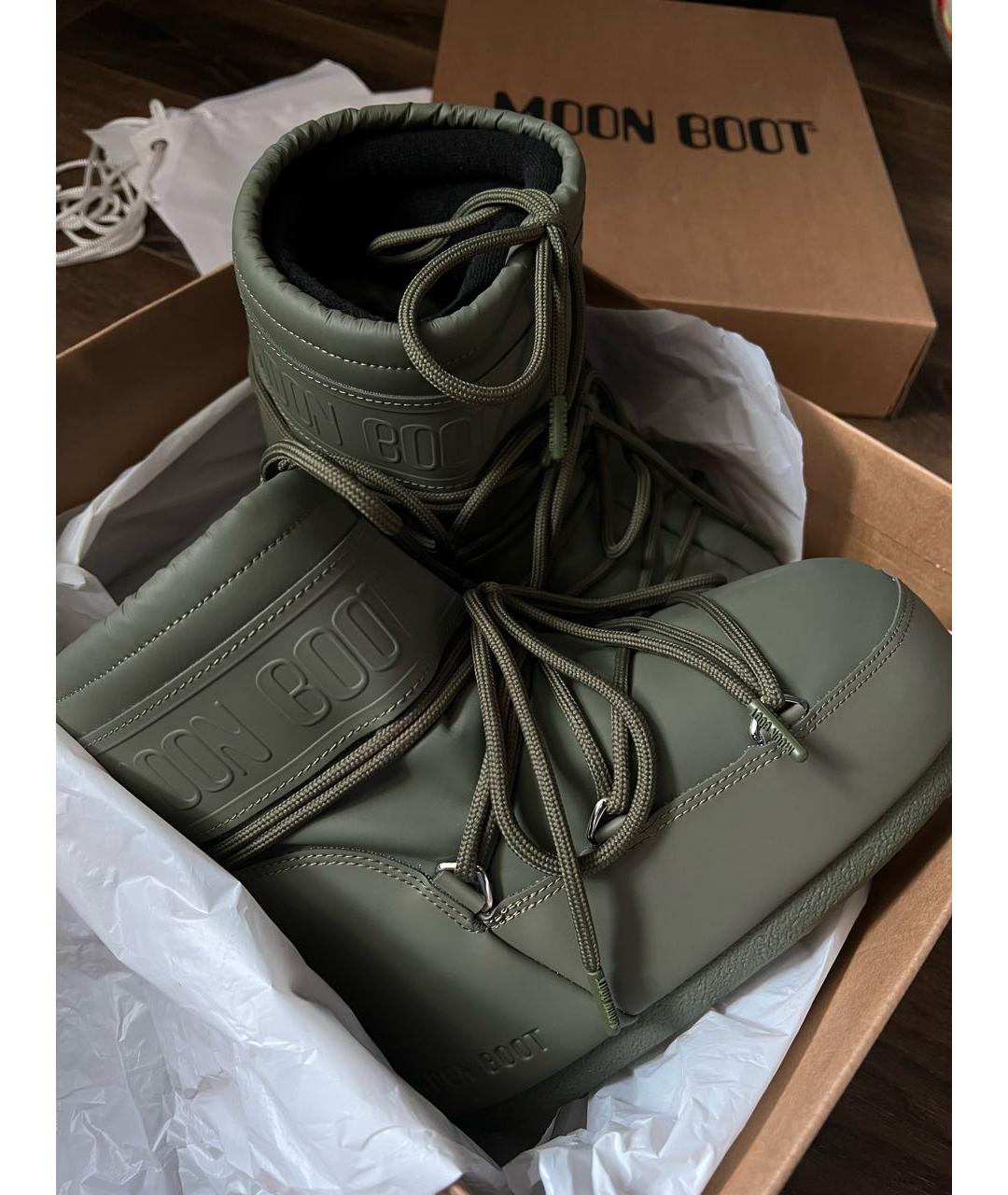 MOON BOOT Хаки ботинки, фото 2
