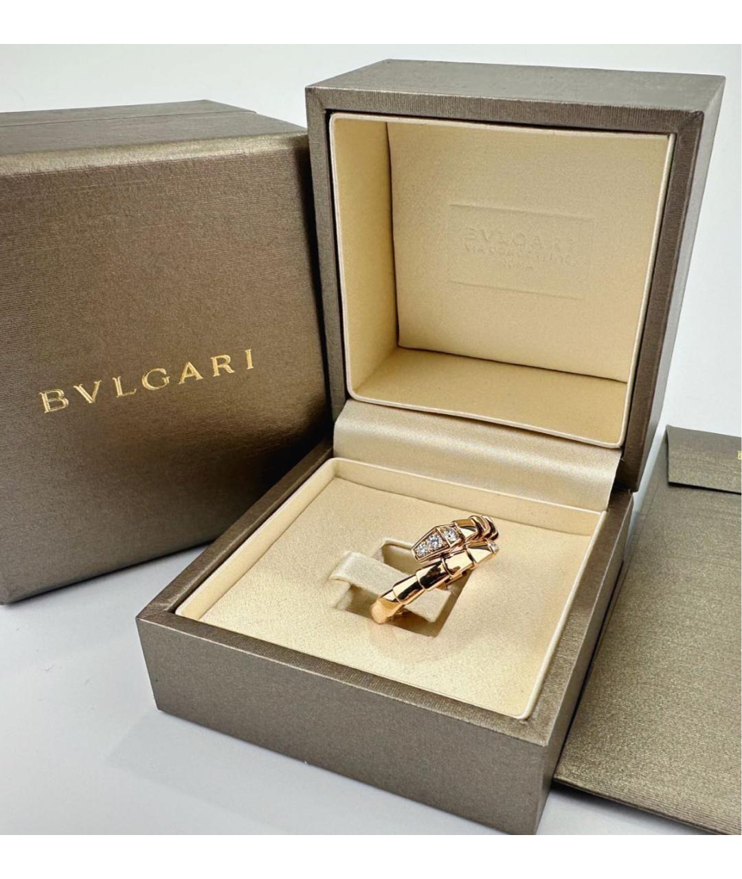 BVLGARI Розовое кольцо из розового золота, фото 2