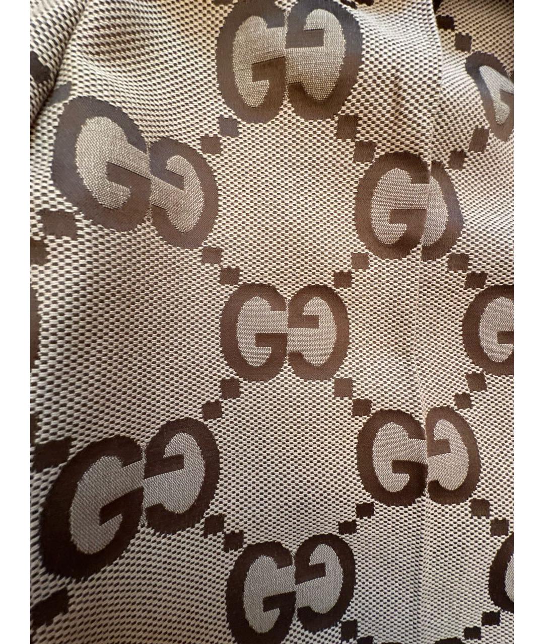 GUCCI Бежевые хлопковые шорты, фото 4