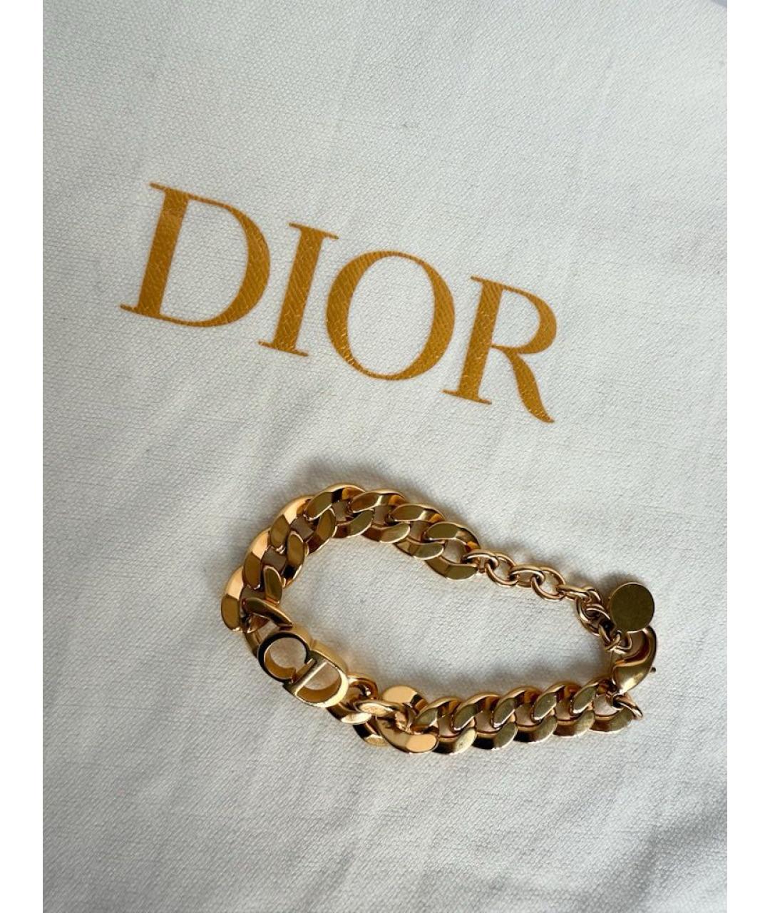 CHRISTIAN DIOR Золотой браслет, фото 2