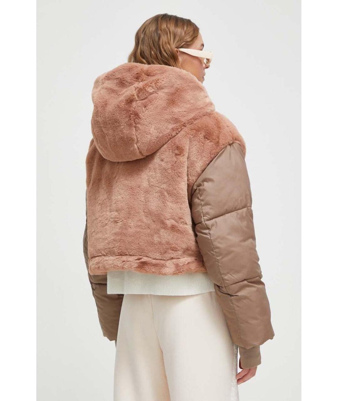 UGG AUSTRALIA Бежевый полиэстеровый пуховик, фото 3