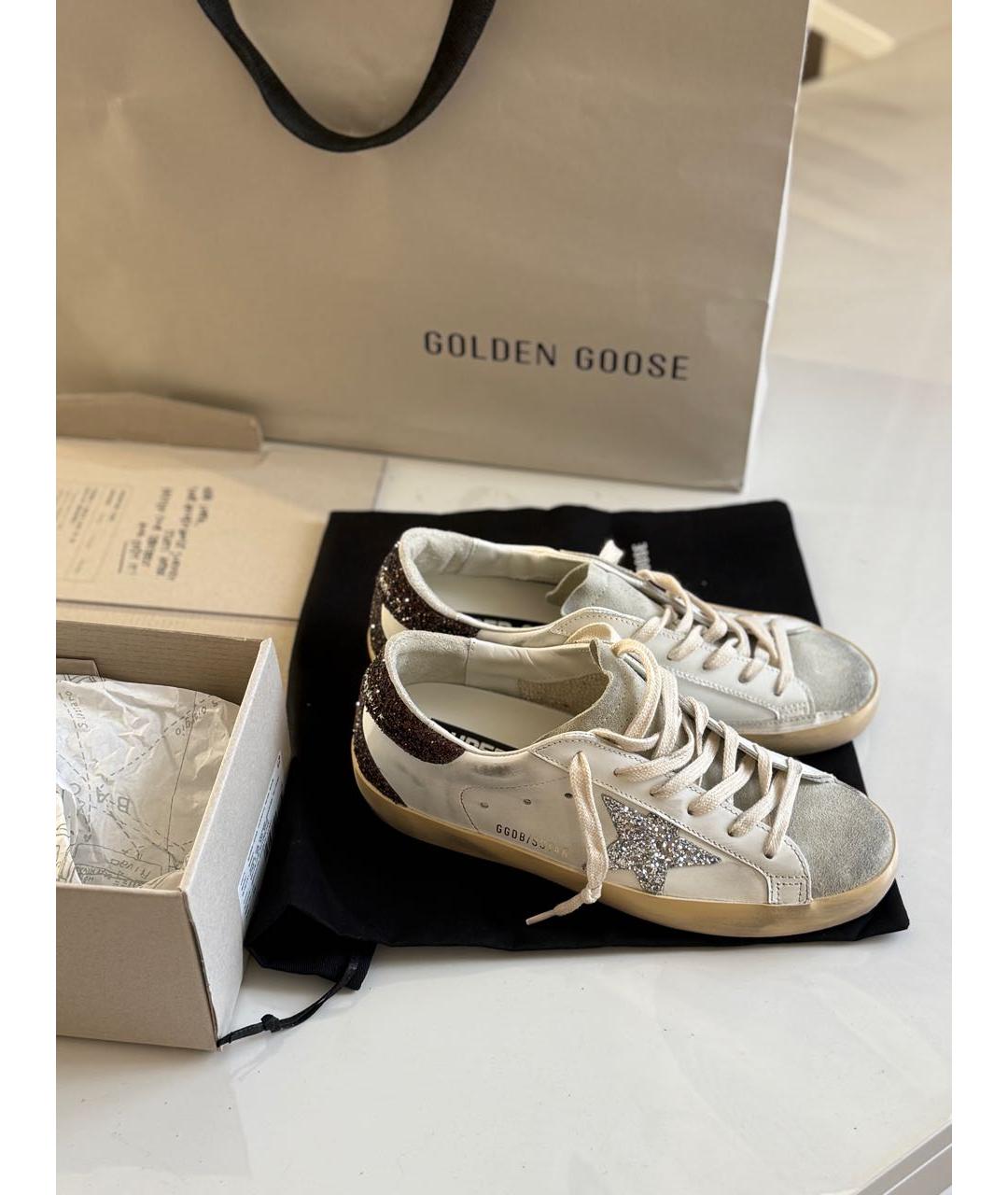 GOLDEN GOOSE DELUXE BRAND Белые кеды, фото 2