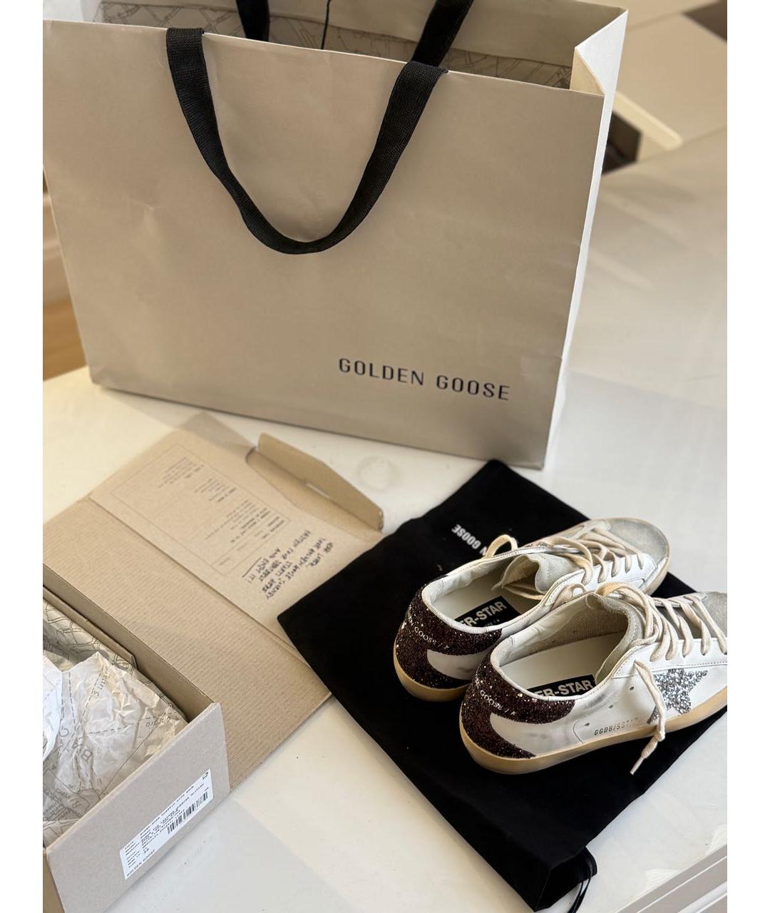 GOLDEN GOOSE DELUXE BRAND Белые кеды, фото 3
