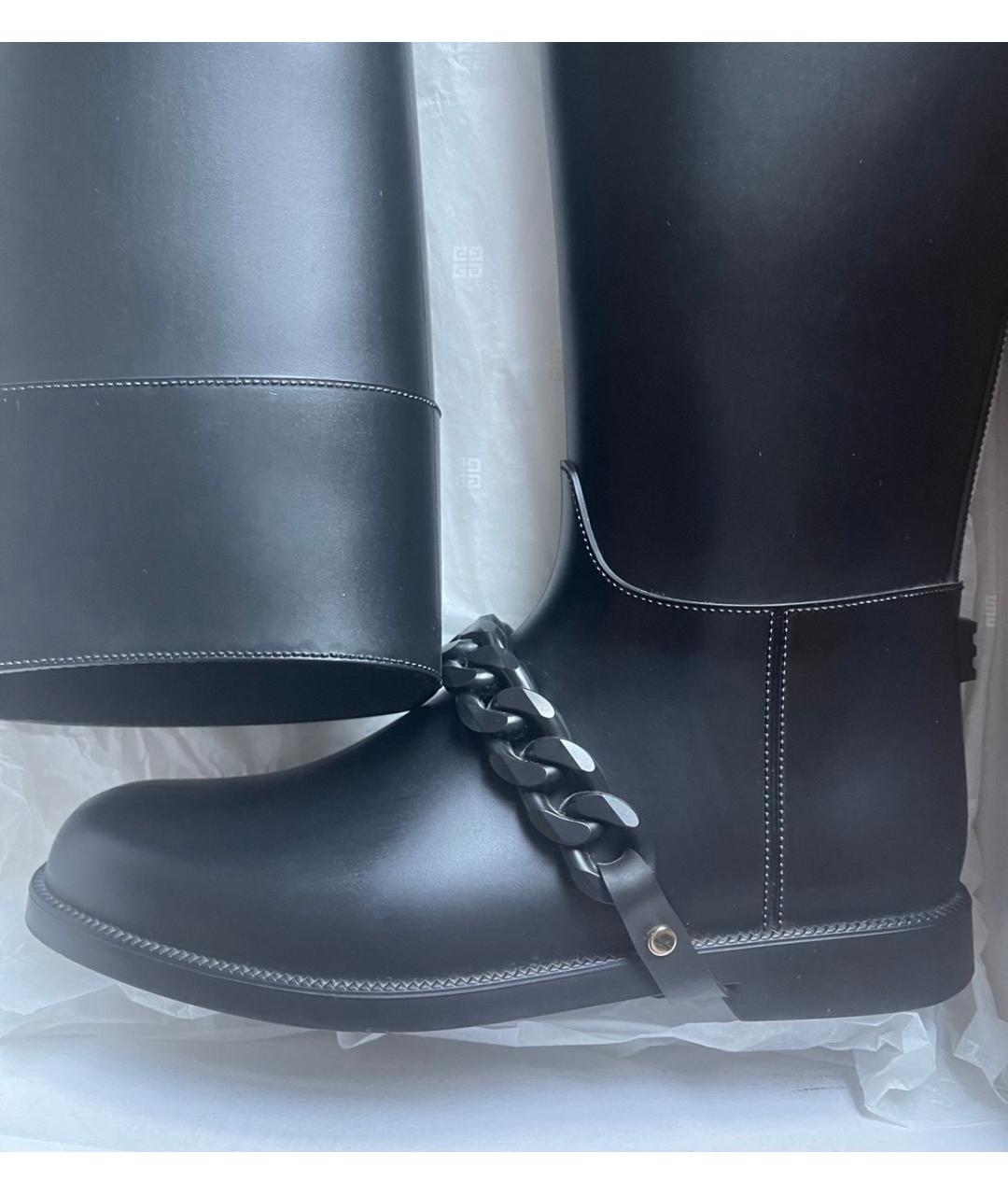 GIVENCHY Черные резиновые сапоги, фото 3