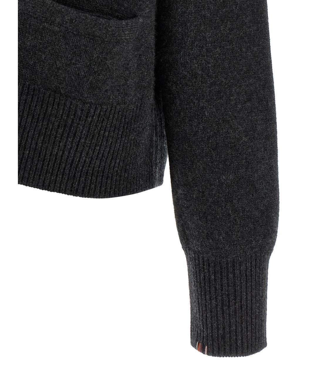EXTREME CASHMERE Антрацитовый кашемировый кардиган, фото 4