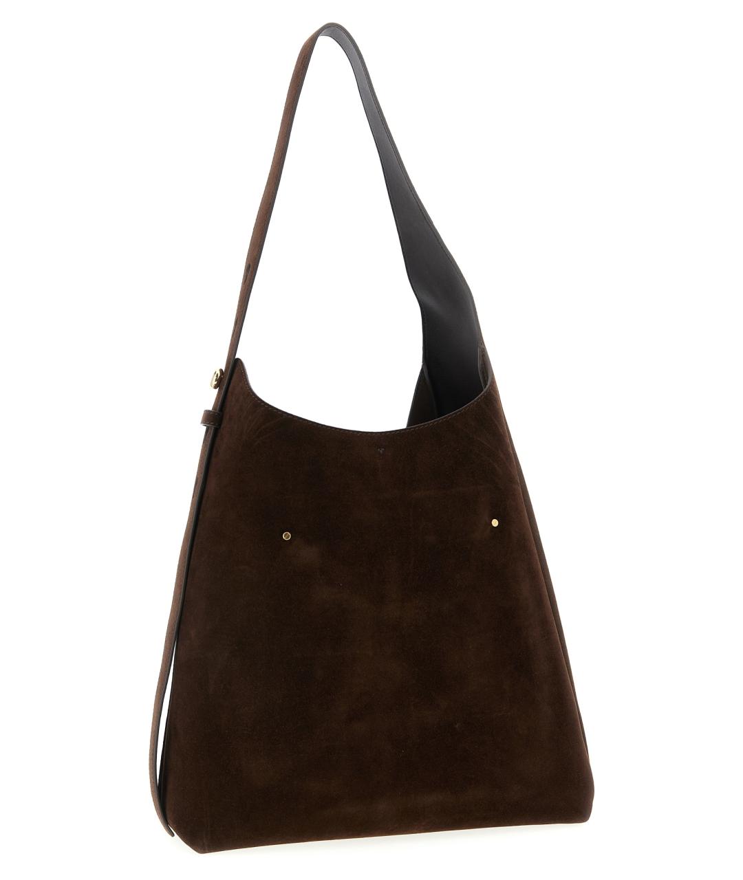 TORY BURCH Коричневая кожаная сумка через плечо, фото 2