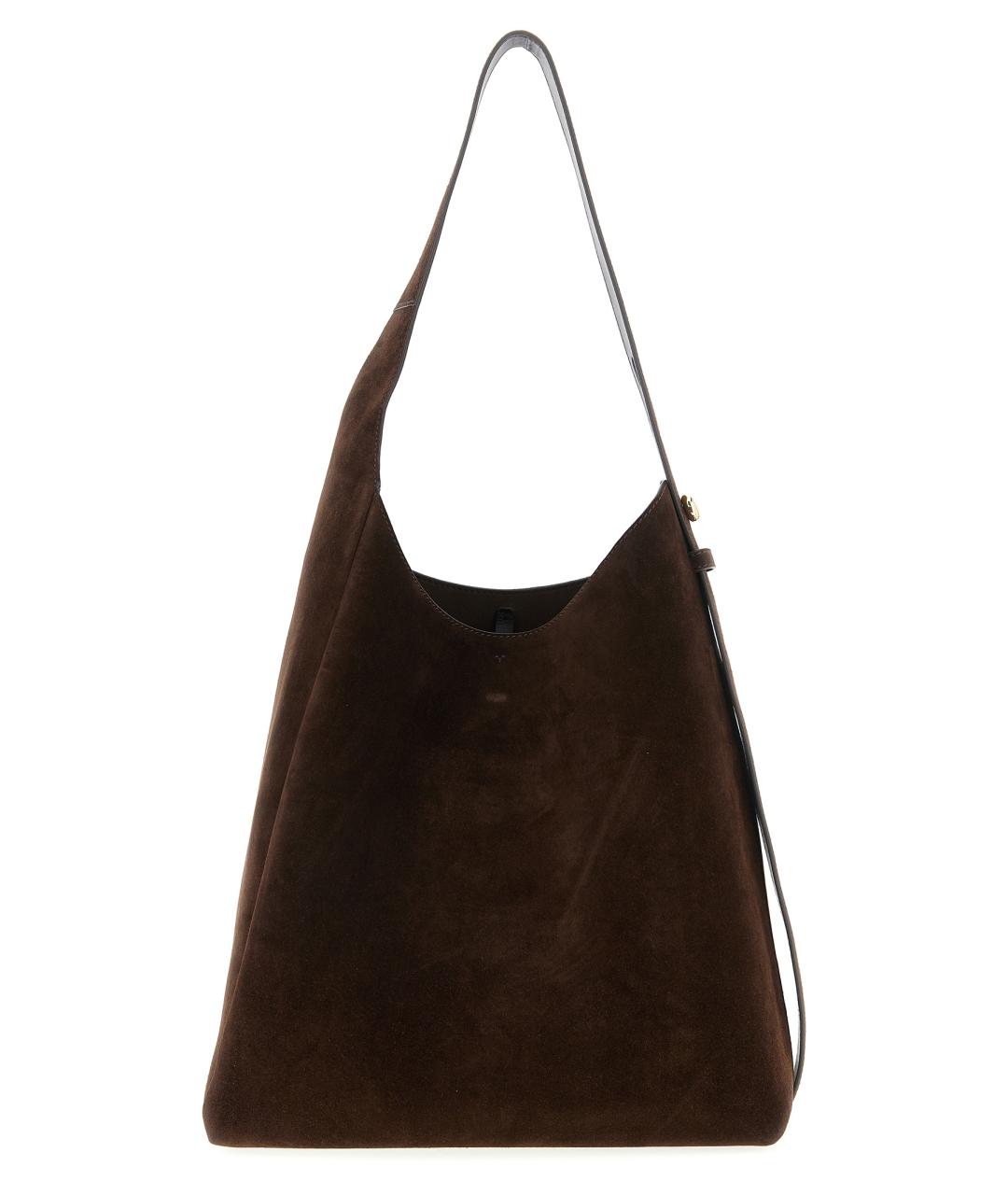 TORY BURCH Коричневая кожаная сумка через плечо, фото 1