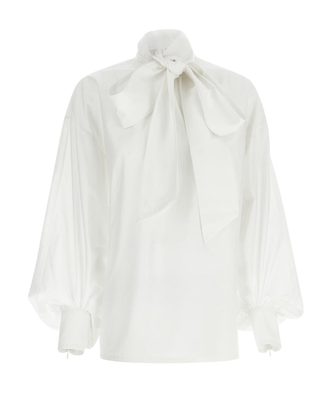 ZIMMERMANN Белая хлопковая блузы, фото 1