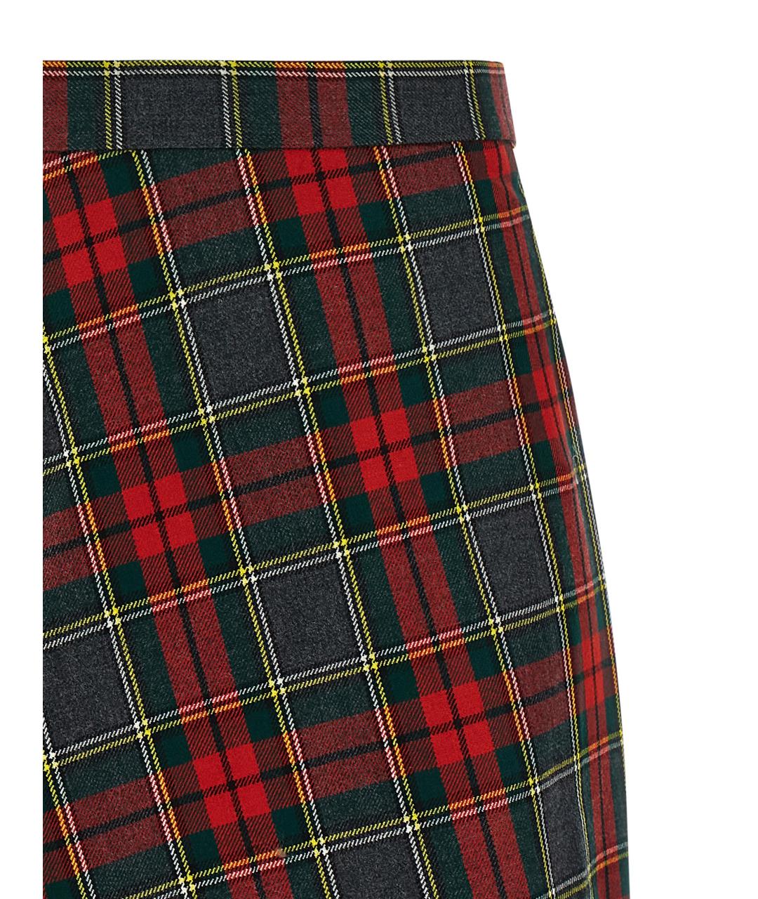 VIVIENNE WESTWOOD Мульти шерстяная юбка миди, фото 3
