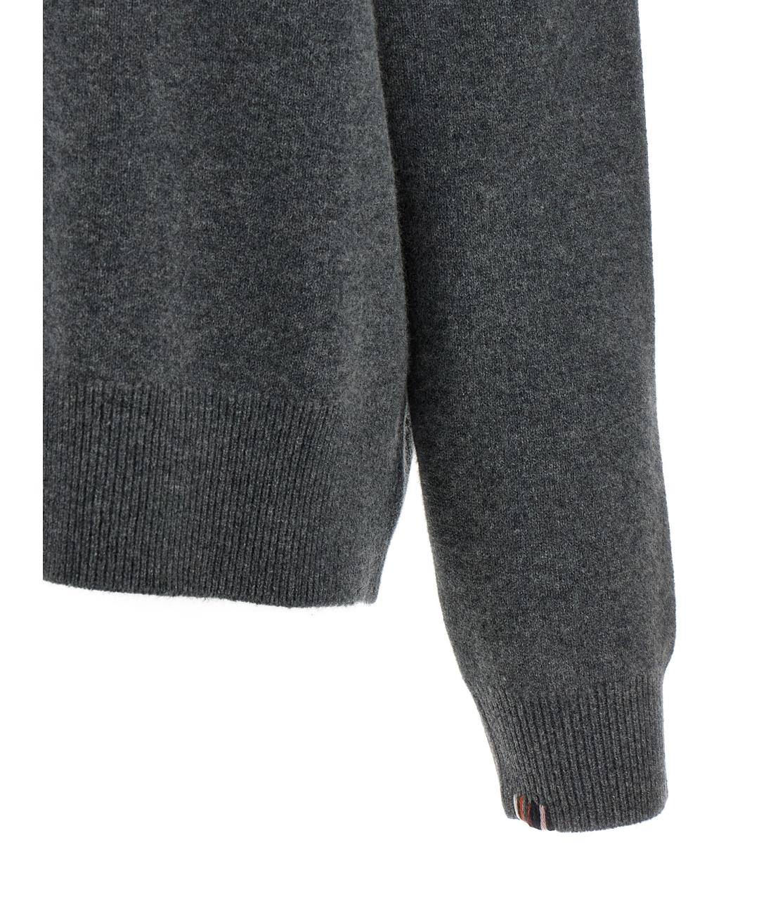 EXTREME CASHMERE Серый шерстяной джемпер / свитер, фото 4