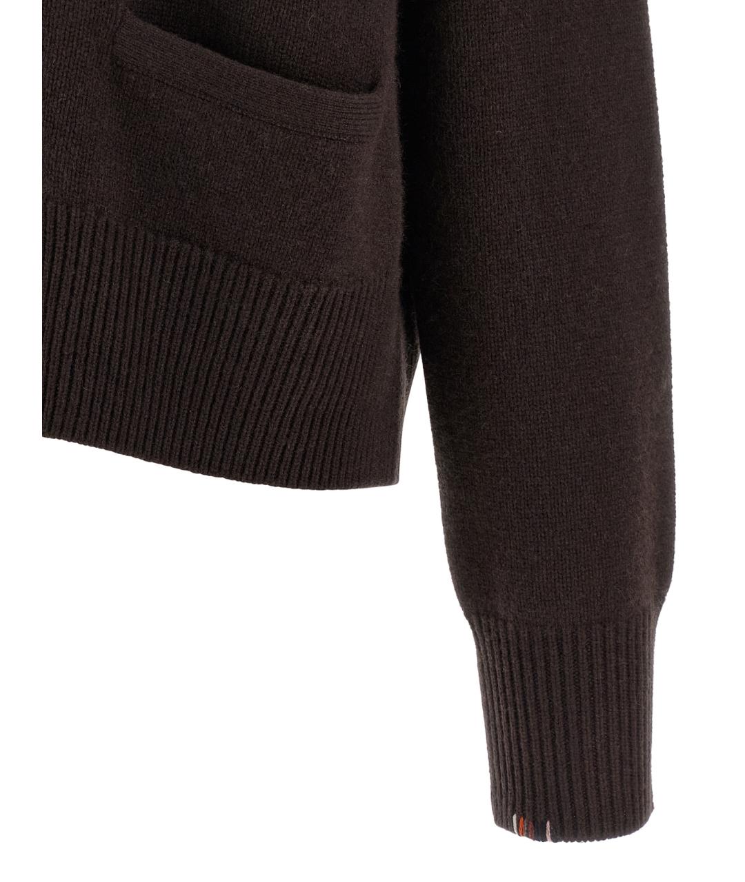 EXTREME CASHMERE Коричневый кашемировый кардиган, фото 4