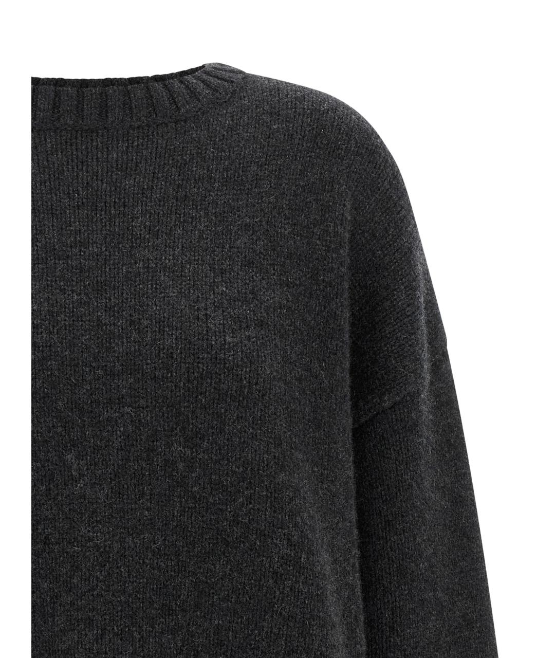 EXTREME CASHMERE Серый кашемировый джемпер / свитер, фото 3