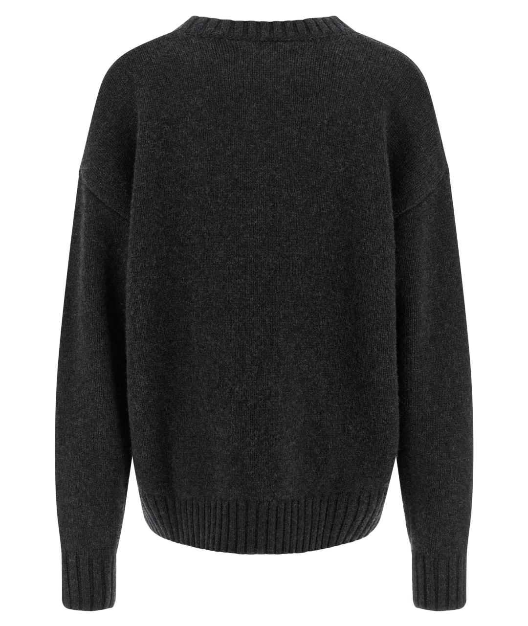 EXTREME CASHMERE Серый кашемировый джемпер / свитер, фото 2