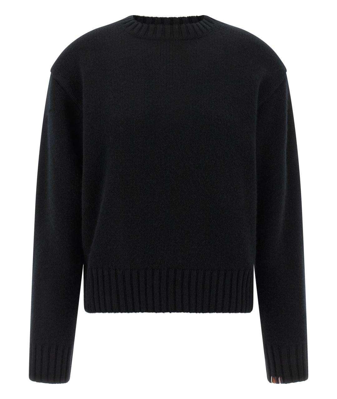 EXTREME CASHMERE Черный кашемировый джемпер / свитер, фото 1