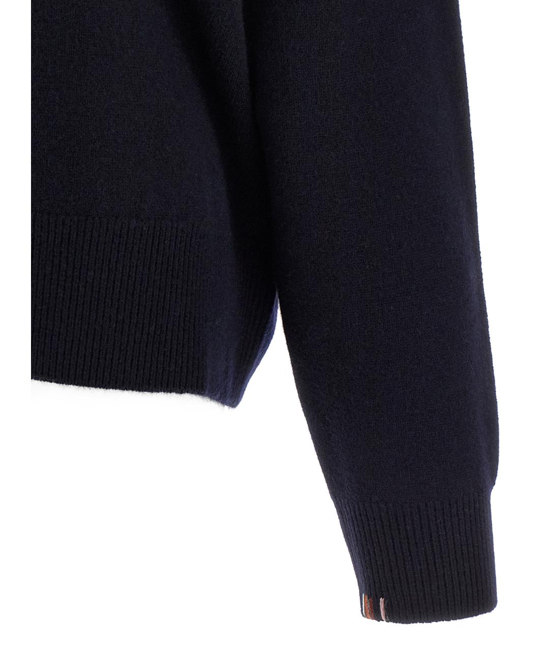 EXTREME CASHMERE Синий шерстяной джемпер / свитер, фото 4