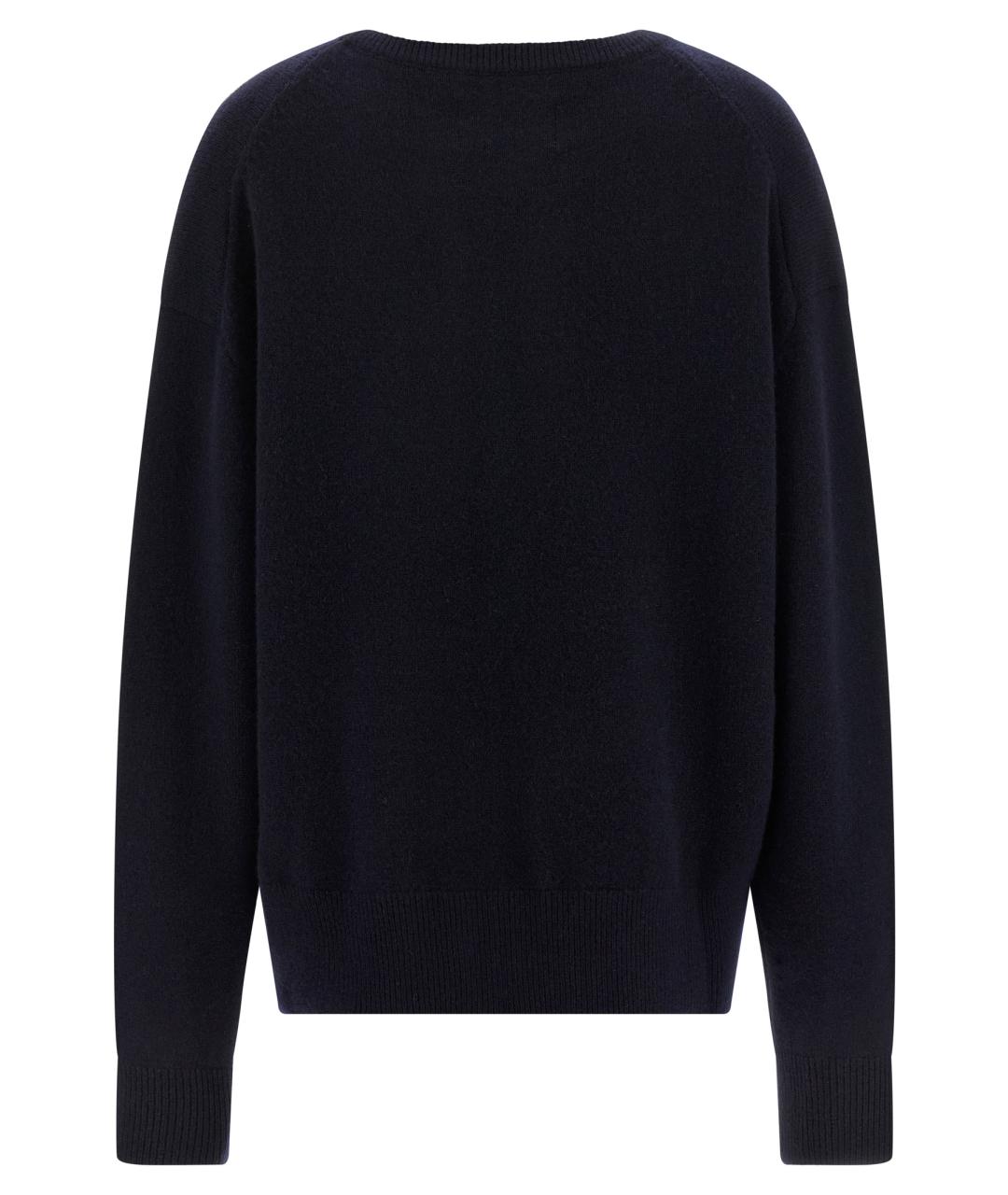 EXTREME CASHMERE Синий шерстяной джемпер / свитер, фото 2