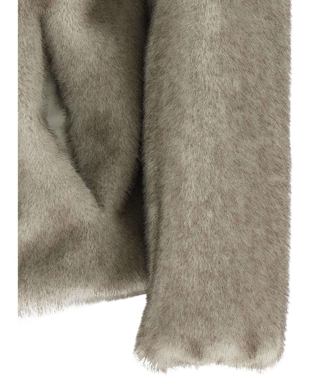HERNO Серая полиэстеровая шуба, фото 4
