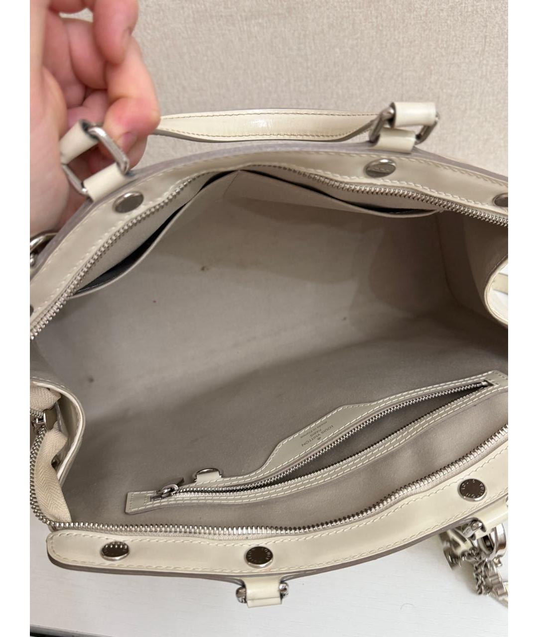 LOUIS VUITTON Белая сумка тоут, фото 5