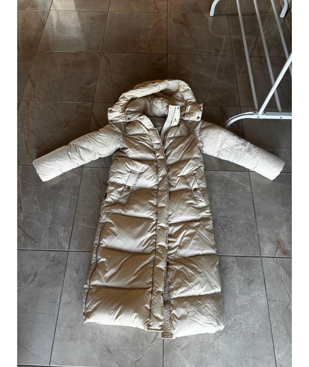 WOOLRICH Бежевый пуховик, фото 5