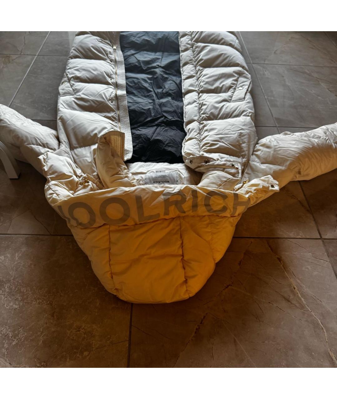WOOLRICH Бежевый пуховик, фото 4