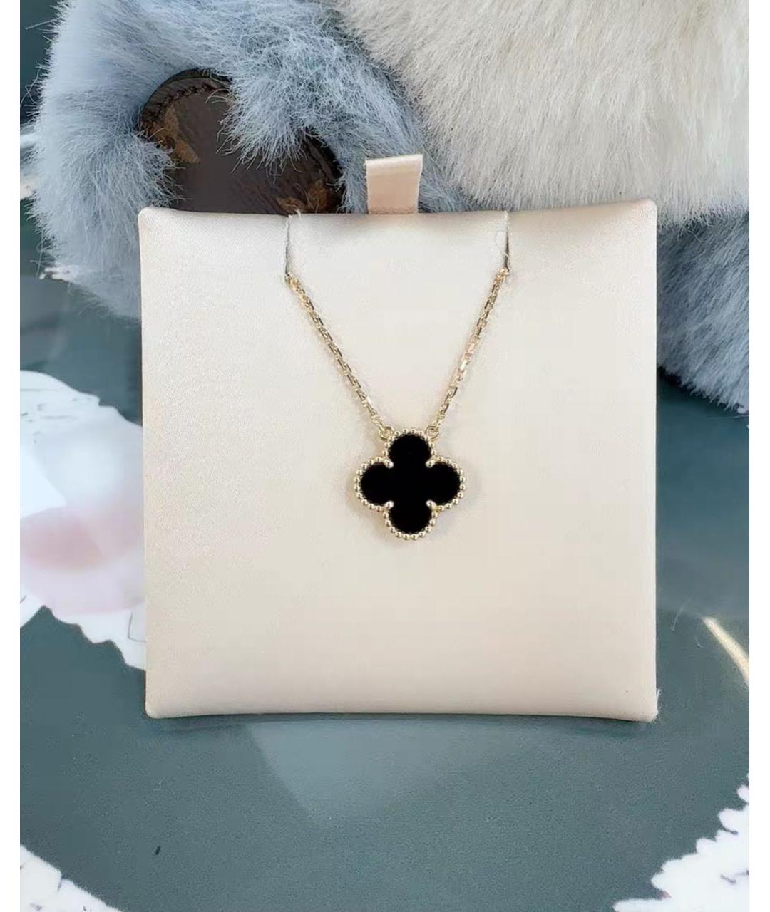 VAN CLEEF & ARPELS Черное колье из розового золота, фото 5