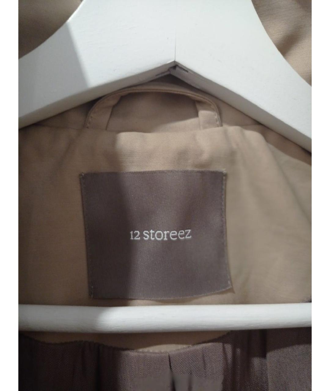 12 STOREEZ Бежевая хлопковая парка, фото 5