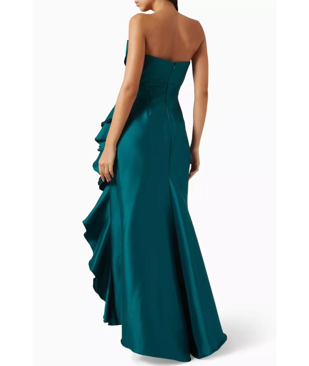 BADGLEY MISCHKA Бирюзовое вечернее платье, фото 6