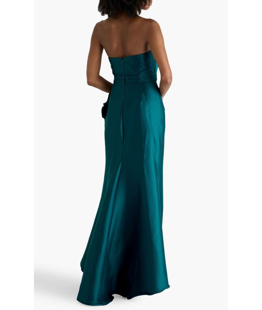 BADGLEY MISCHKA Бирюзовое вечернее платье, фото 3