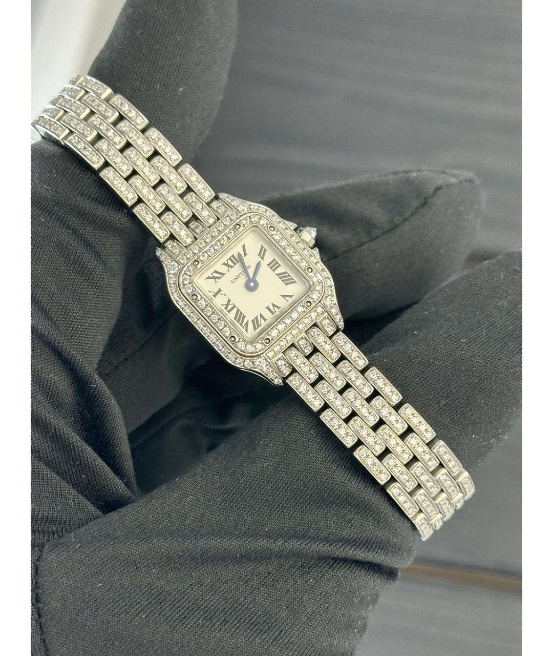 CARTIER Белые часы, фото 5