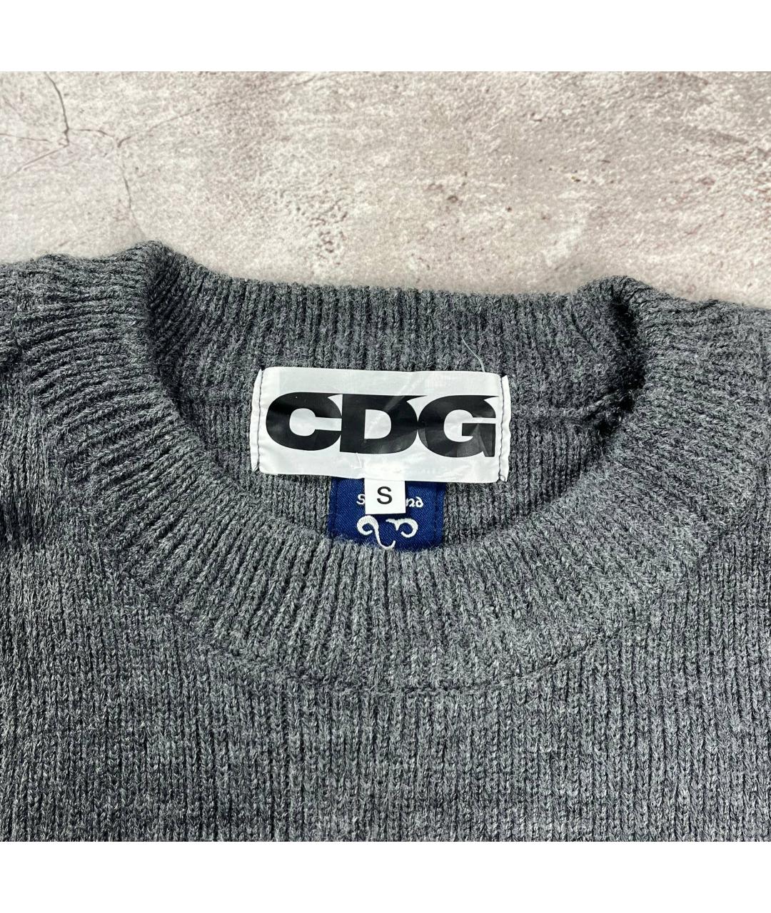 COMME DES GARÇONS Серый джемпер / свитер, фото 3
